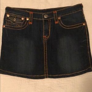 True religion jean skirt